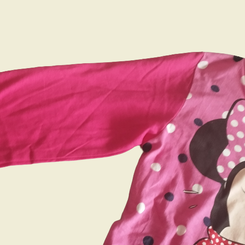 Kinder T-Shirt aus 100% Baumwolle,  Fuchsia mit Druck, Langlebig und Bequem - Perfektsua