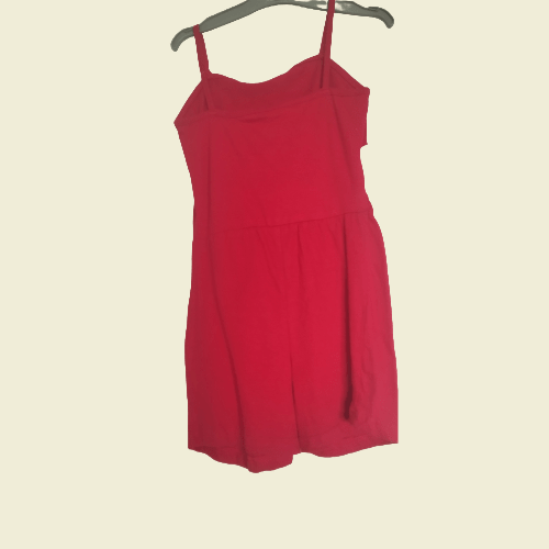 Kinder Jumpsuit Rot Rückseite