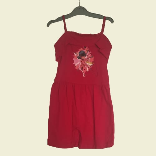 Kinder Jumpsuit Rot Vorderseite