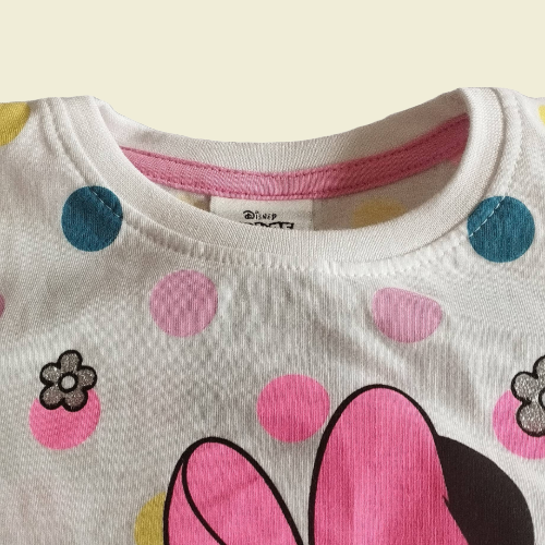 Kinderbekleidungs-Set aus 100% Baumwolle, buntes Design, T-Shirt und Rock, verschiedene Größen - Perfektsua