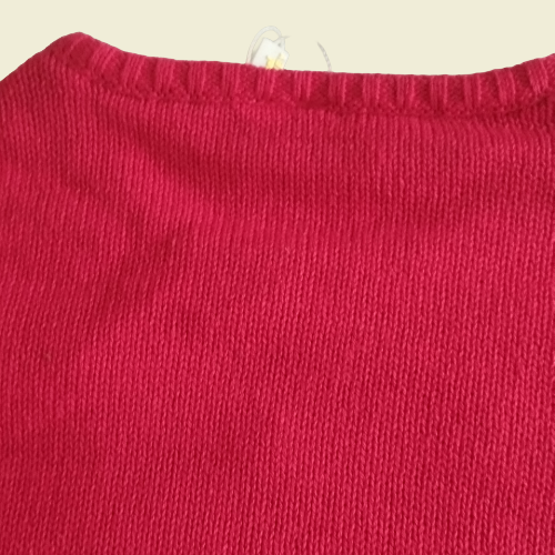 Bequemer Kinderpullover Rot mit Dekorativen Motiven, Perfekt für Alltag und Spiel - Perfektsua