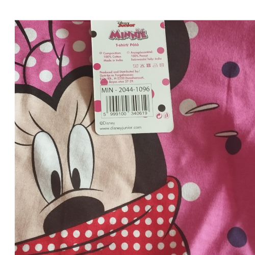 Kinder T-Shirt aus 100% Baumwolle,  Fuchsia mit Druck, Langlebig und Bequem - Perfektsua