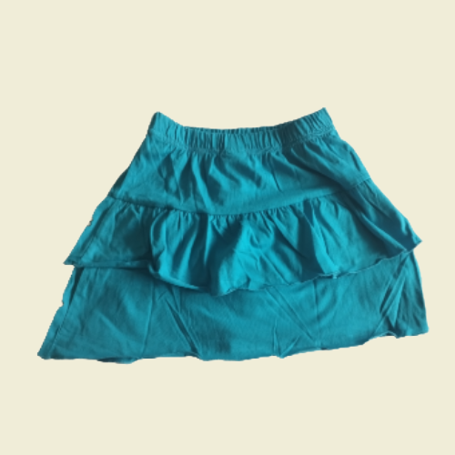 Kinder-Set, kurzärmeliges T-Shirt & blauer Rock, Mädchenbekleidung in verschiedene Größen - Perfektsua