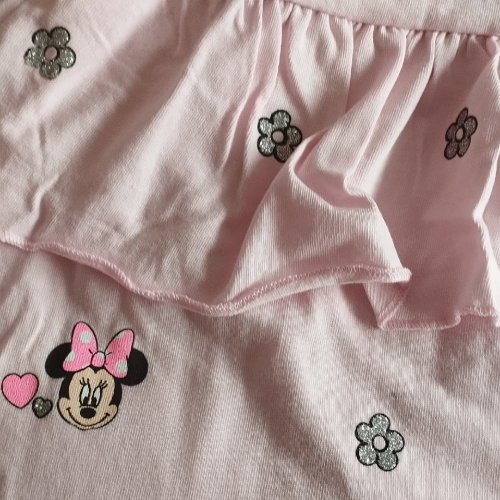 Kinderbekleidungs-Set aus 100% Baumwolle, buntes Design, T-Shirt und Rock, verschiedene Größen - Perfektsua