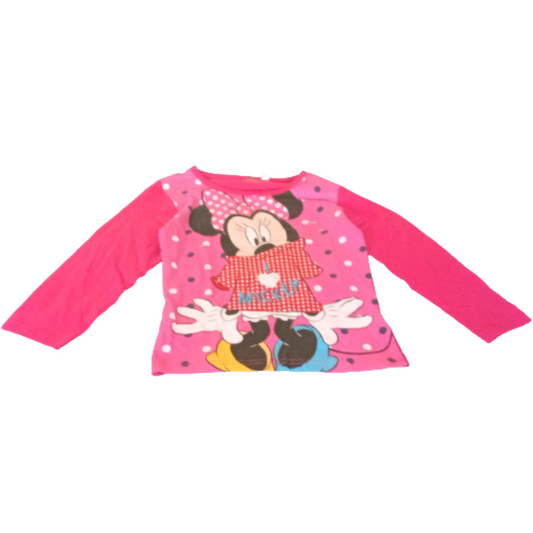 Kinder T-Shirt aus 100% Baumwolle, Fuchsia mit Druck, Langlebig und Bequem