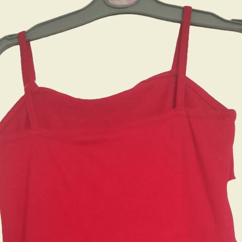 Kinder Jumpsuit Rot Rückseite