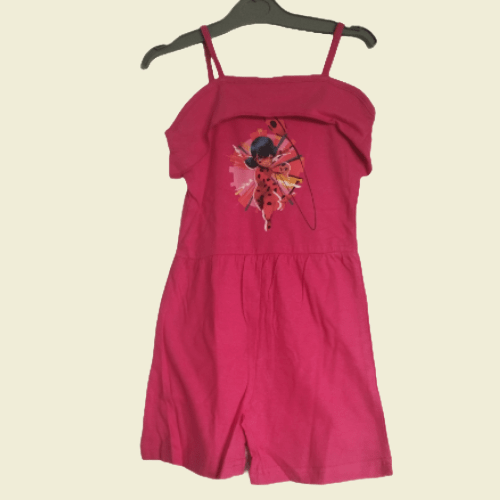 Kinder Jumpsuit Rosa Vorderseite