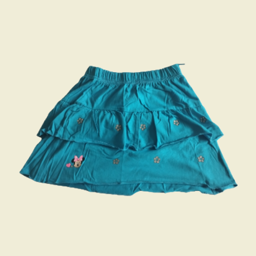 Kinder-Set, kurzärmeliges T-Shirt & blauer Rock, Mädchenbekleidung in verschiedene Größen - Perfektsua