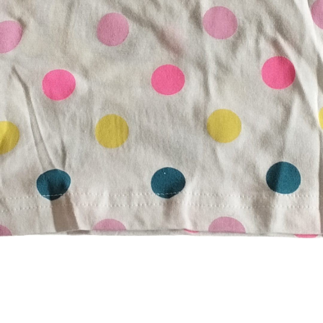 Kinderbekleidungs Set aus 100% Baumwolle, buntes Design, T-Shirt und Rock, verschiedene Größen