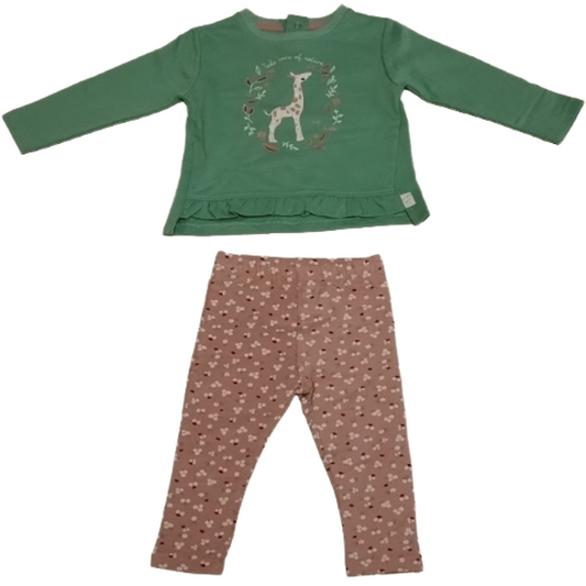 Bequemes und Stilvolles Kinder Set aus Baumwolle mit Tiermotiv,  Perfekt für den Alltag, Kindermode