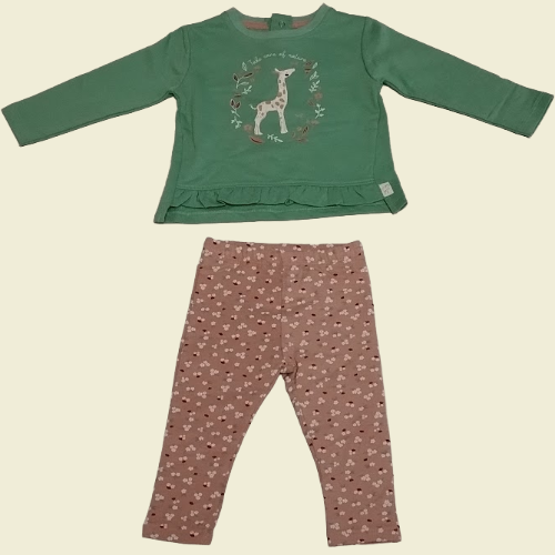 Bequemes und Stilvolles Kinder Set aus Baumwolle mit Tiermotiv,  Perfekt für den Alltag, Kindermode - Perfektsua