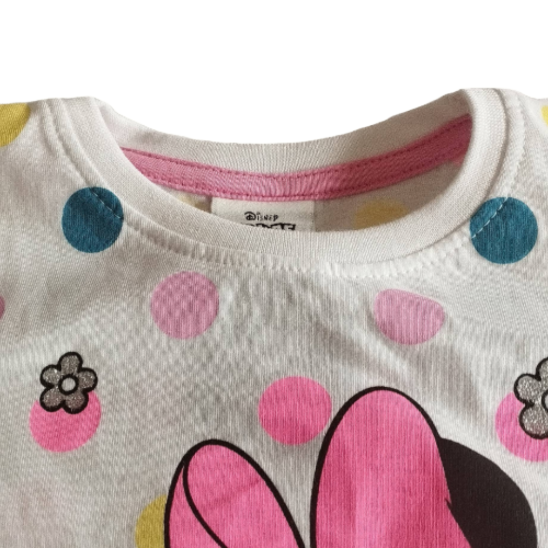 Kinderbekleidungs Set aus 100% Baumwolle, buntes Design, T-Shirt und Rock, verschiedene Größen