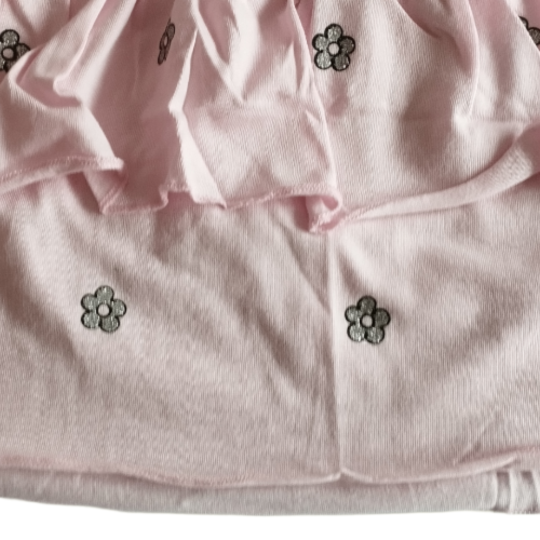 Kinderbekleidungs Set aus 100% Baumwolle, buntes Design, T-Shirt und Rock, verschiedene Größen