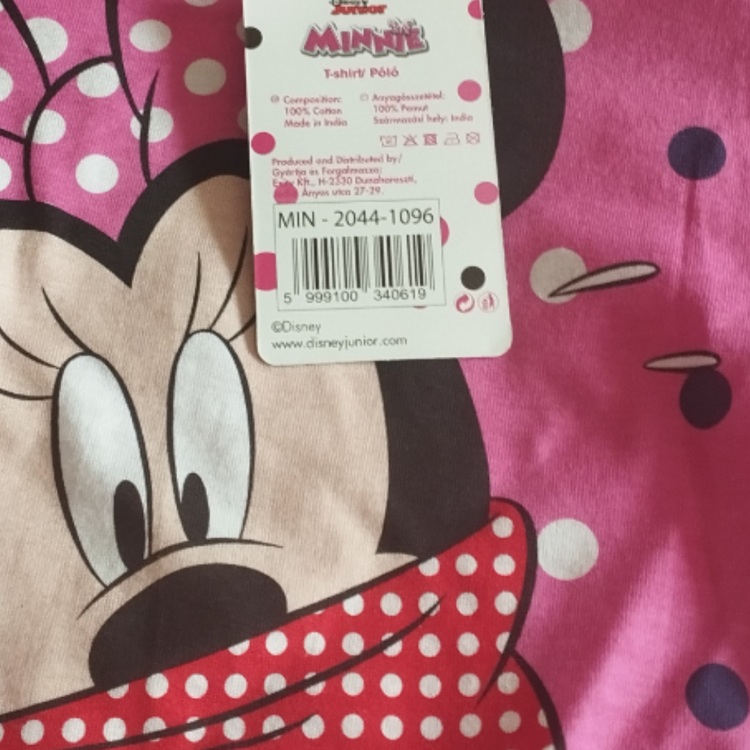 Kinder T-Shirt aus 100% Baumwolle,  Fuchsia mit Druck, Langlebig und Bequem