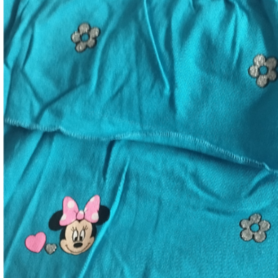 Kinder-Set, kurzärmeliges T-Shirt & blauer Rock, Mädchenbekleidung in verschiedene Größen